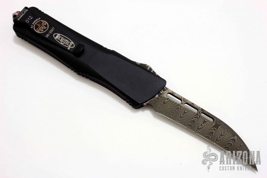 Custom Devin Thomas Damascus Troodon Wharncliffe (S/N #012)