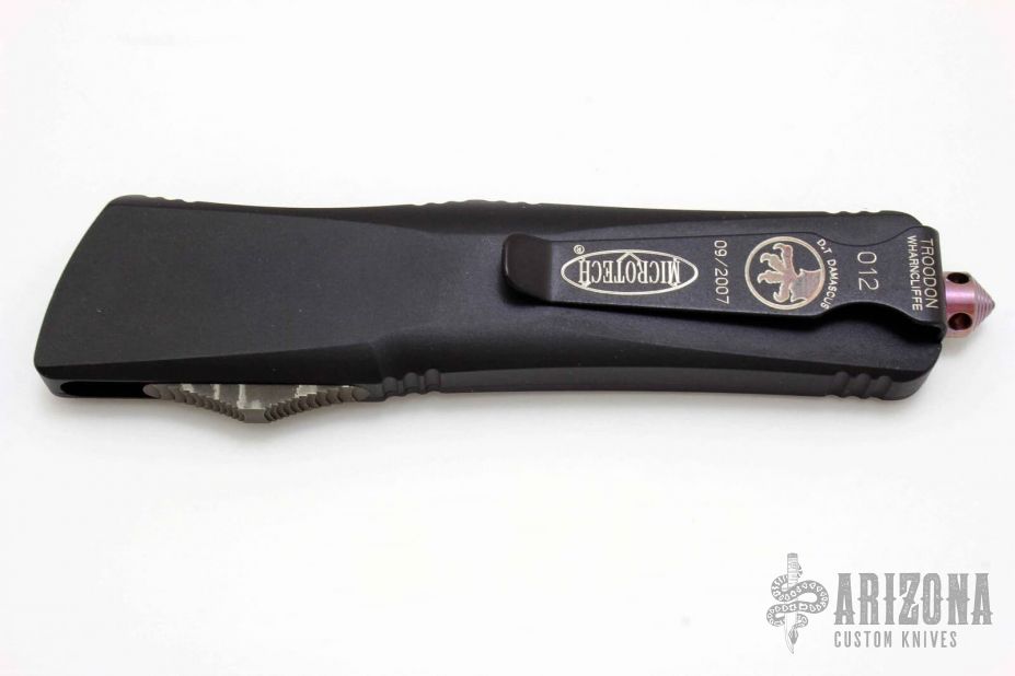 Custom Devin Thomas Damascus Troodon Wharncliffe (S/N #012)