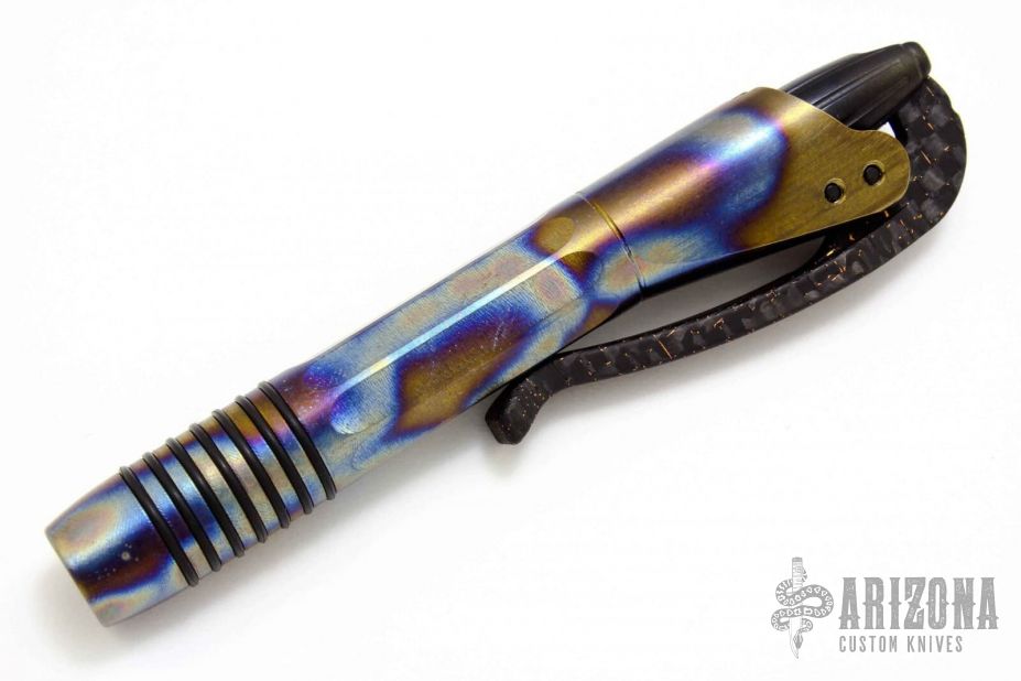 Custom Siphon II - Flamed Titanium and LSCF Lever