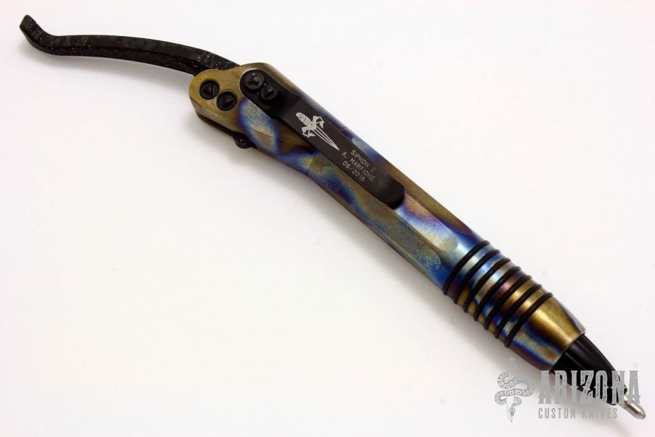 Custom Siphon II - Flamed Titanium and LSCF Lever