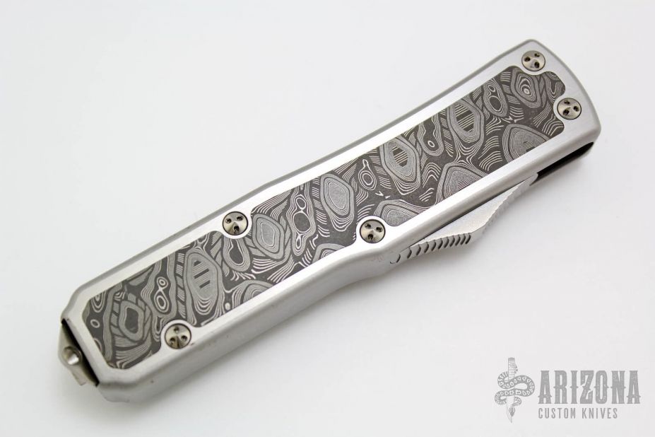 Daytona - D/E Damascus and Stainless steel #007