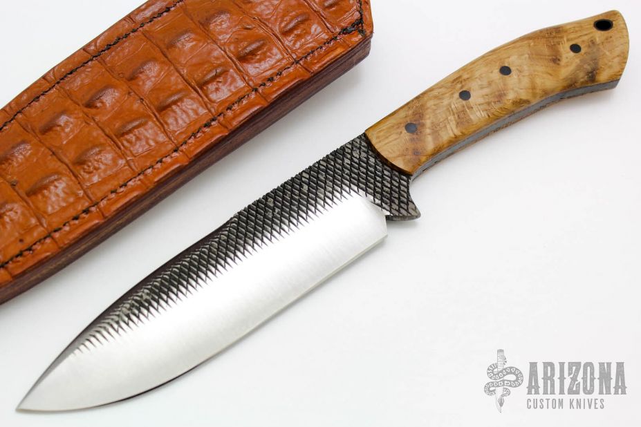 Farrier's Rasp Knife Gettysburg Handle Arizona Custom Knives
