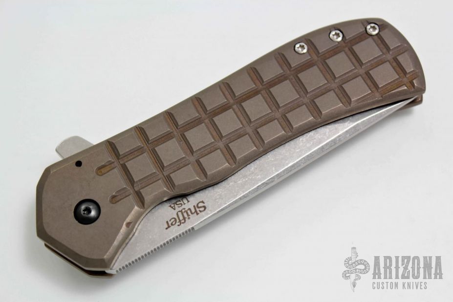 Field Grade Recon - Ti Backspacer - Frag Pattern