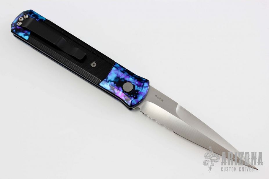 Godfather - Jazz Handle / Black G10 Inlays / Satin Blade