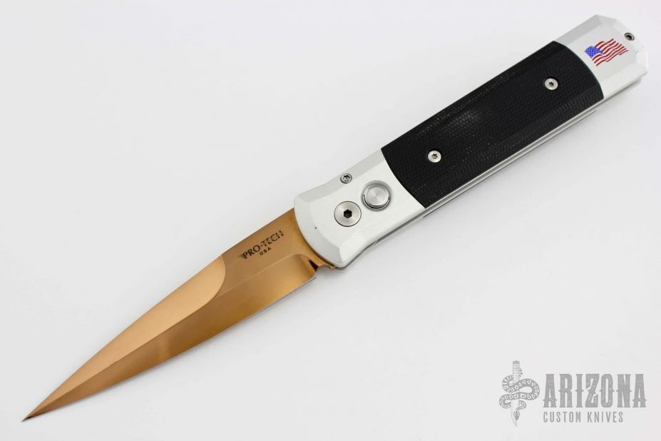 Godfather - Ltd. Edition - Polished Gold Ti Blade #08 of 25