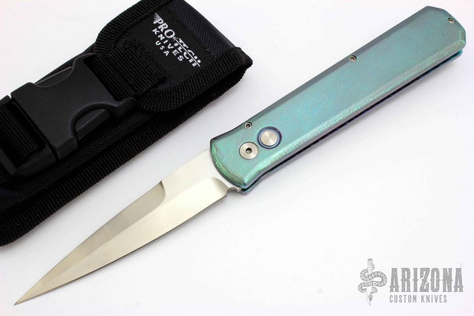 Godfather Custom - Hand Ground / Orange Peel / Anodized