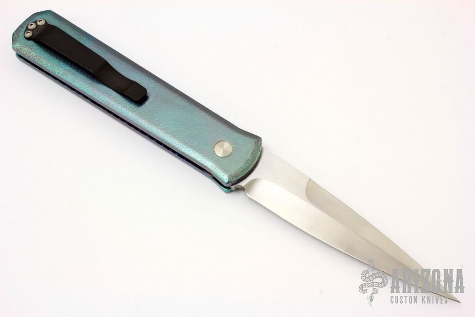 Godfather Custom - Hand Ground / Orange Peel / Anodized