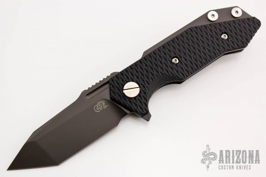 Half Track Tanto with DLC Textured Lockside