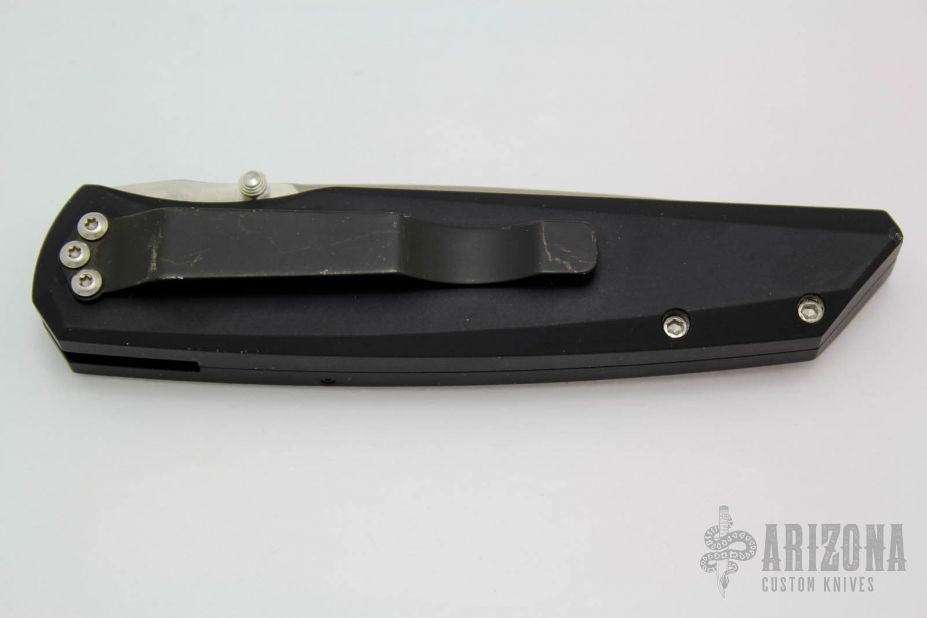 Harkins ATAC D/A 801 - Black Handle w/ Carbon Fiber / Satin Blade