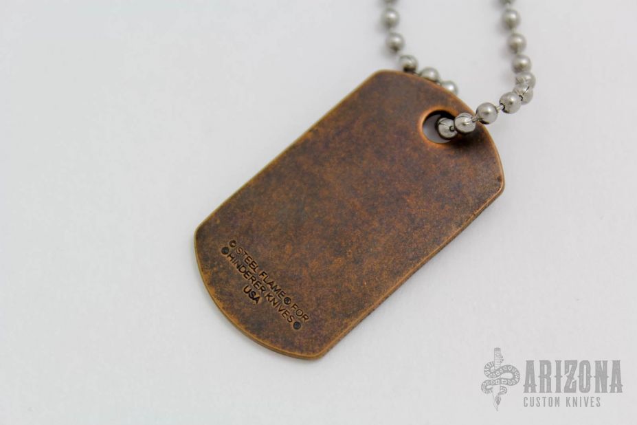 Hinderer/American Flag Dog Tag