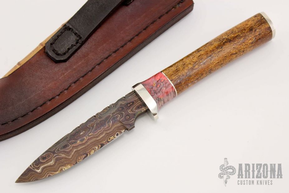 Hunter - Stellar Sea Cow w/ Birds Eye Pattern Damascus