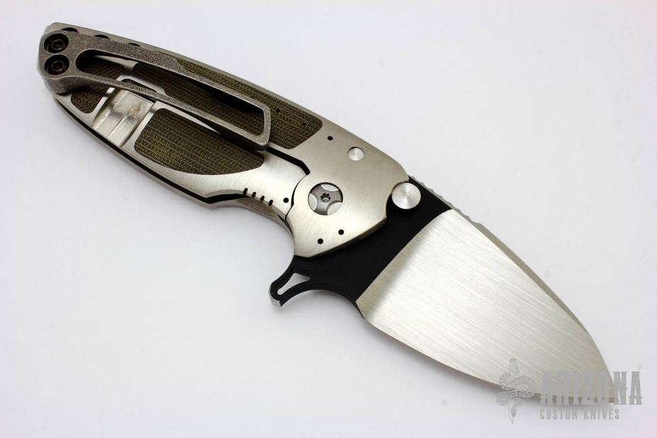 Hyper-90 with OD Green Canvas Micarta