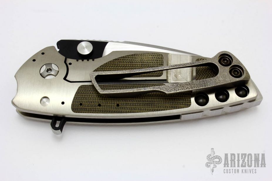 Hyper-90 with OD Green Canvas Micarta