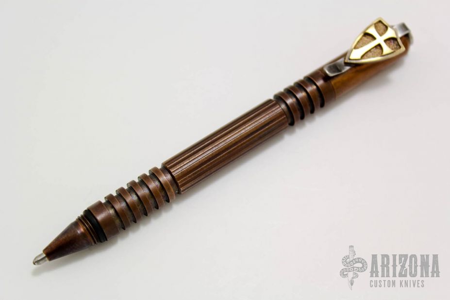 Investigator Pen - Copper - Crusader Cross Clip