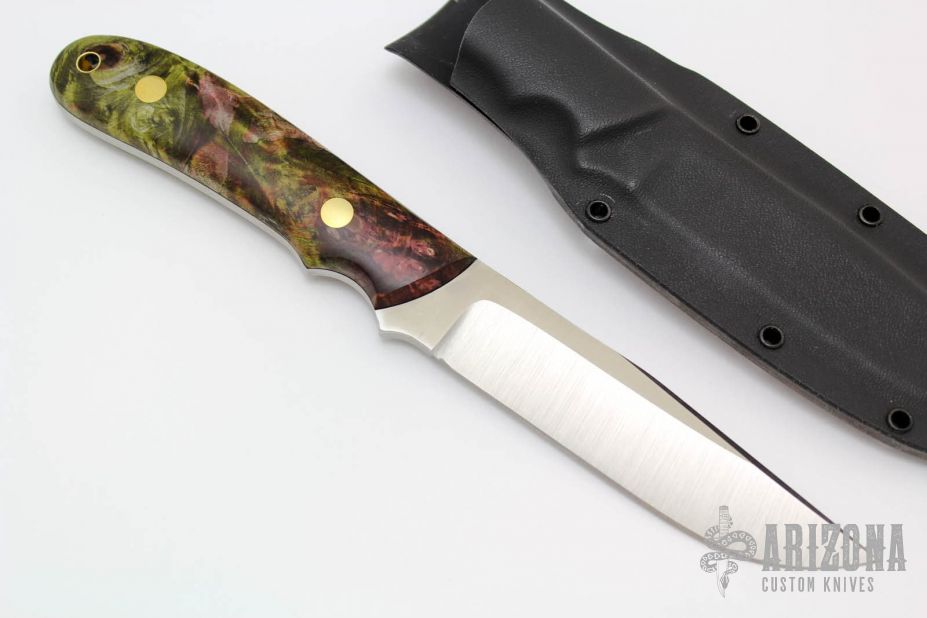 KS-3 - Professional Guides Knife - Maple Burl