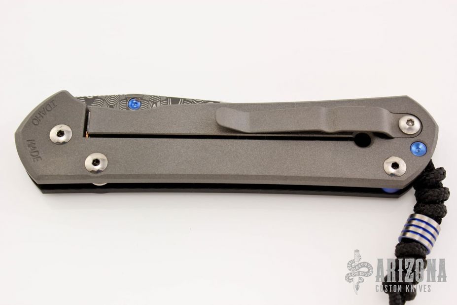 Large Sebenza 21 - Damascus/Carbon Fiber