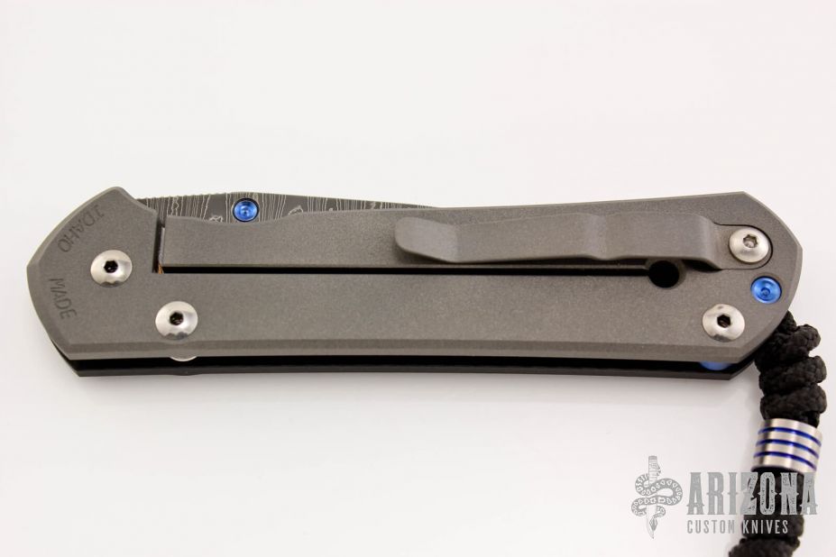 Large Sebenza 21 - Damascus/Carbon Fiber
