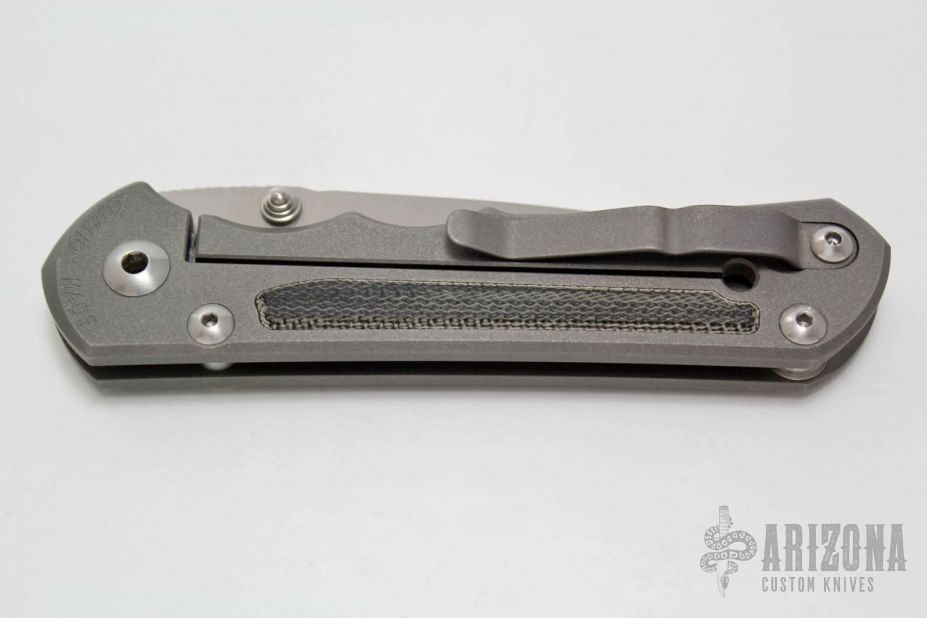 Large Sebenza 25 - Black Canvas Micarta Inlay