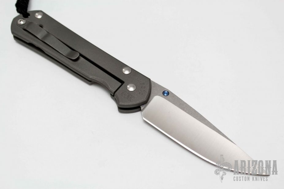 Large Sebenza Classic Unique Graphic - Tiger Eye Inlay