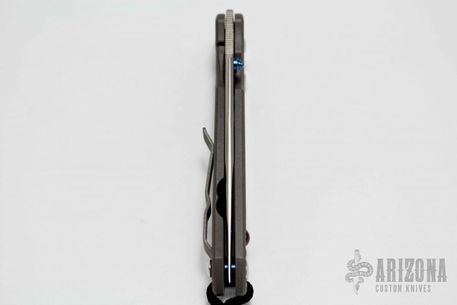 Large Sebenza Classic Unique Graphic - Tiger Eye Inlay