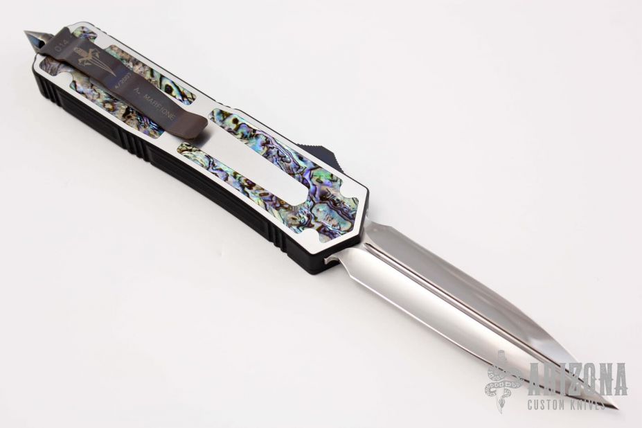Marfione Custom Scarab DE - Mirror Polish / Abalone #014