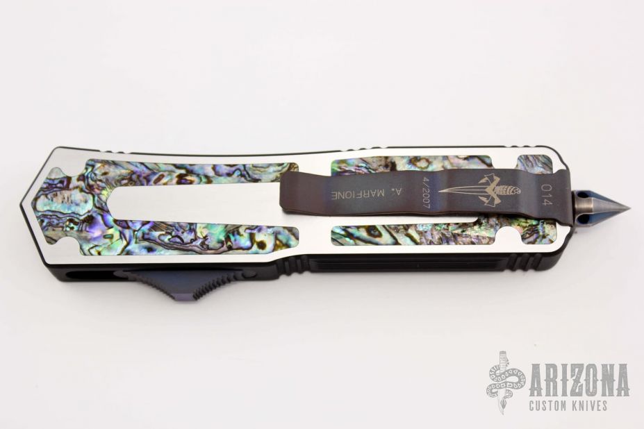 Marfione Custom Scarab DE - Mirror Polish / Abalone #014