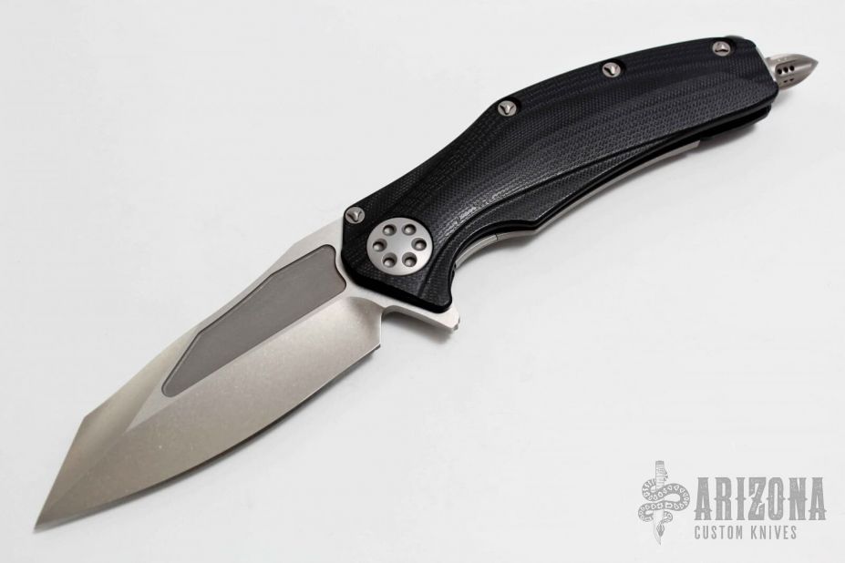 Matrix Hand Ground Tri-Tone Stonewash - Black G-10