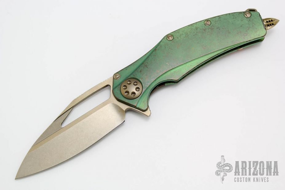 Matrix-R - Bronzed Stonewash and Antique Green w/ Copper Inlay