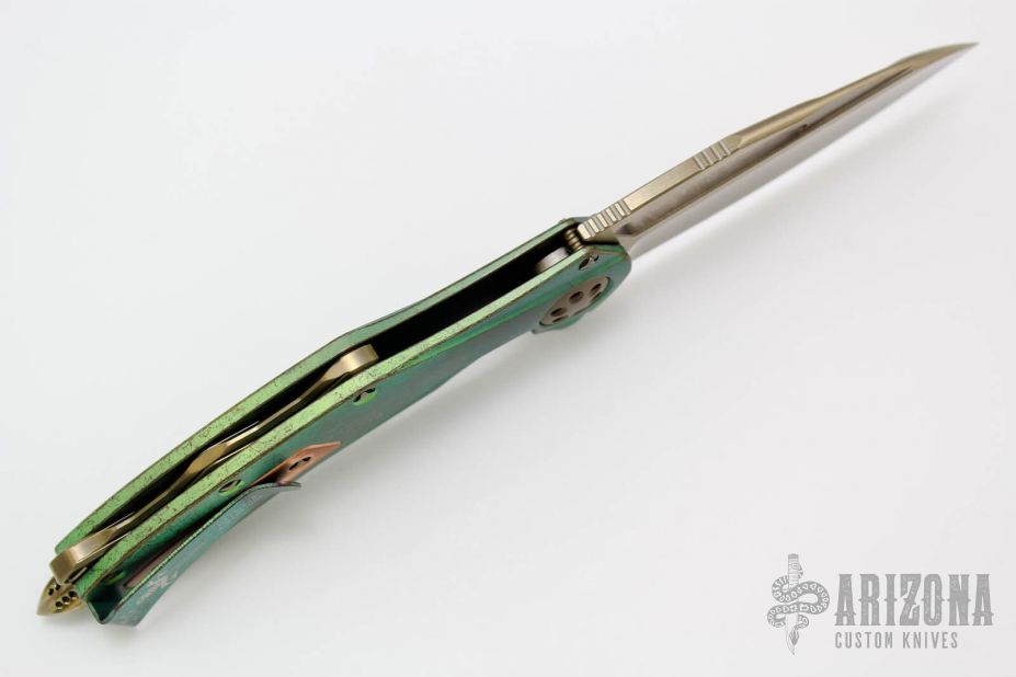 Matrix-R - Bronzed Stonewash and Antique Green w/ Copper Inlay