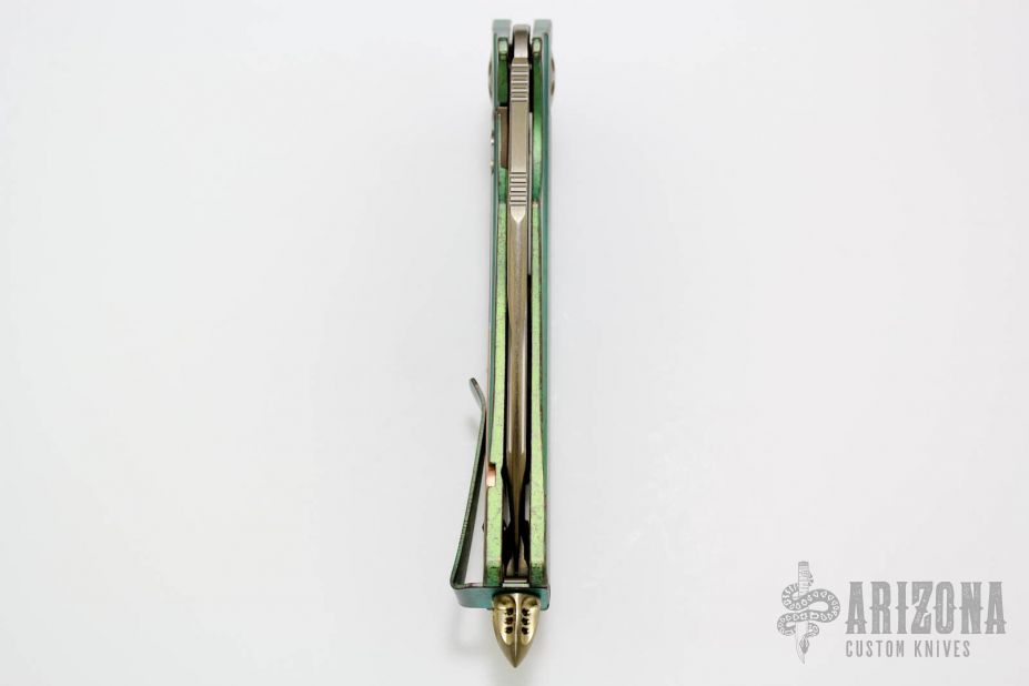 Matrix-R - Bronzed Stonewash and Antique Green w/ Copper Inlay