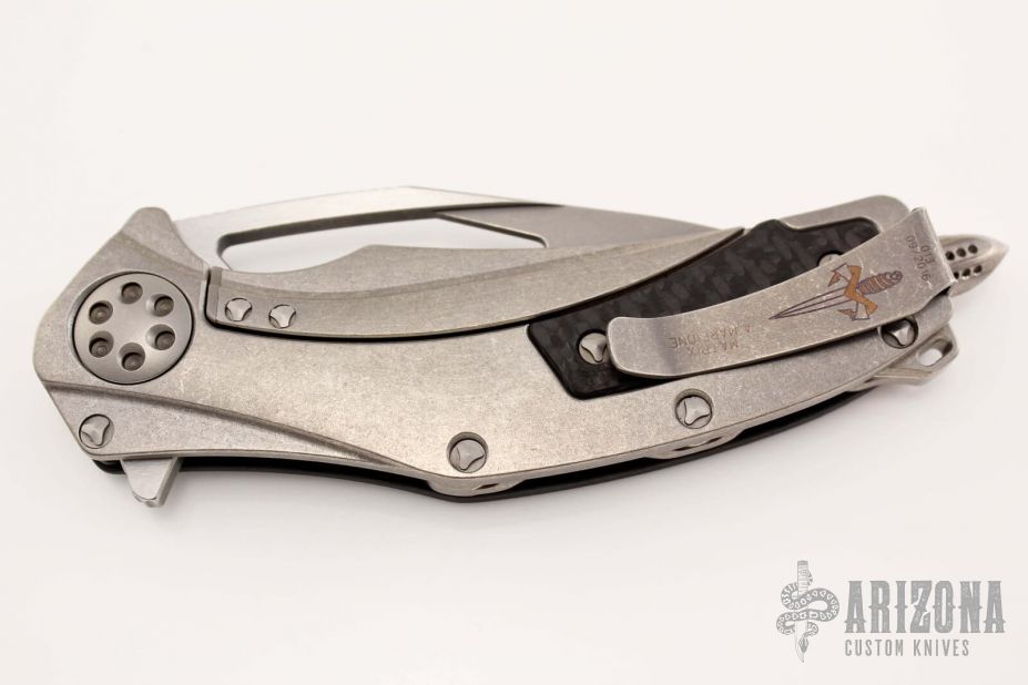 Matrix-R - Two-Tone Stonewash Ti/CF #013