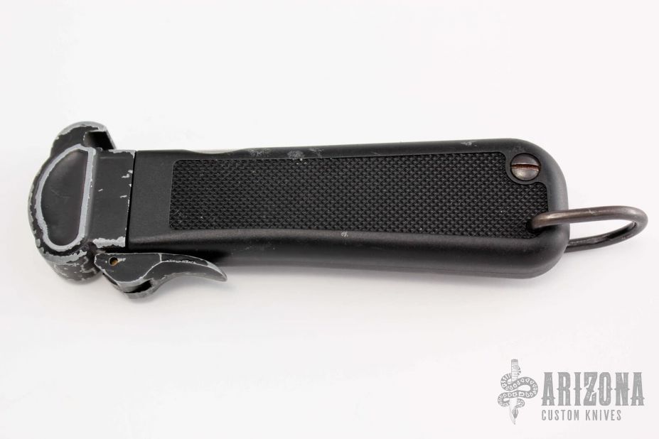 Military Paratrooper Gravity Knife - Custom Damascus Blade