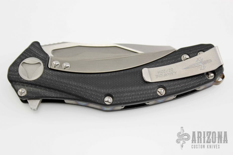 Mini Matrix Hand Ground Tri-Tone Stonewashed