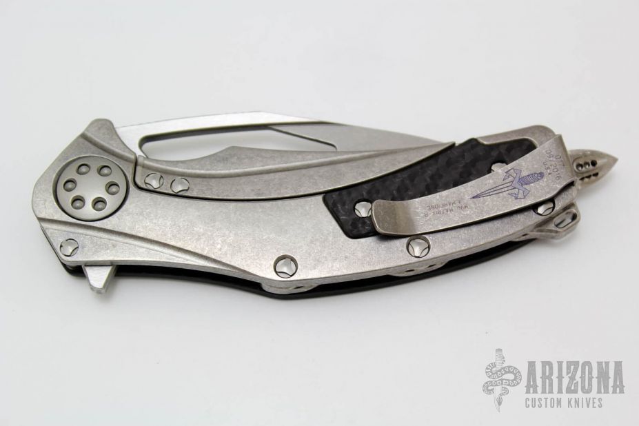 Mini Matrix-R - Two-Tone Stonewash Ti/CF