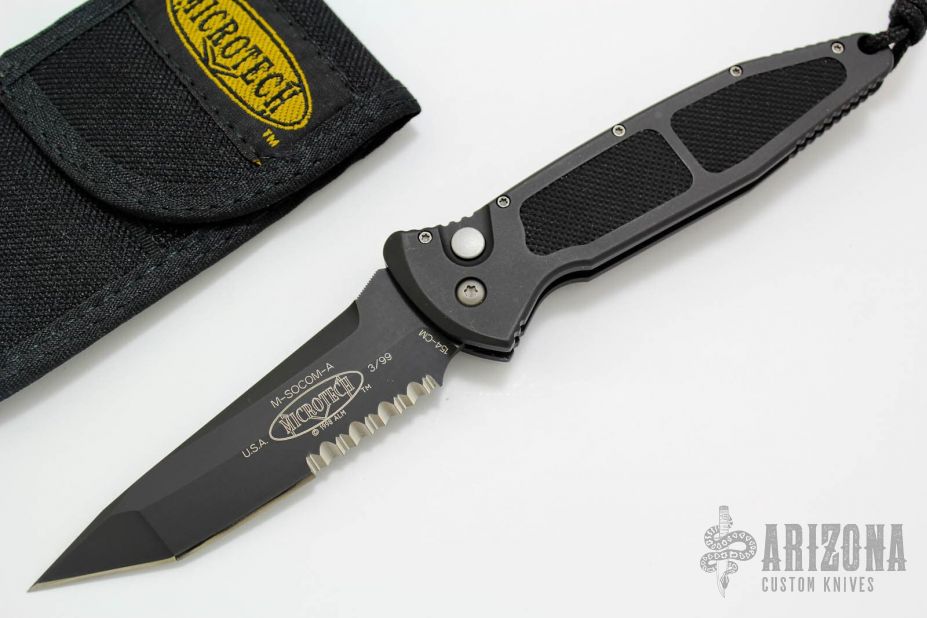 Mini Socom-Auto Black Serrated 3/99