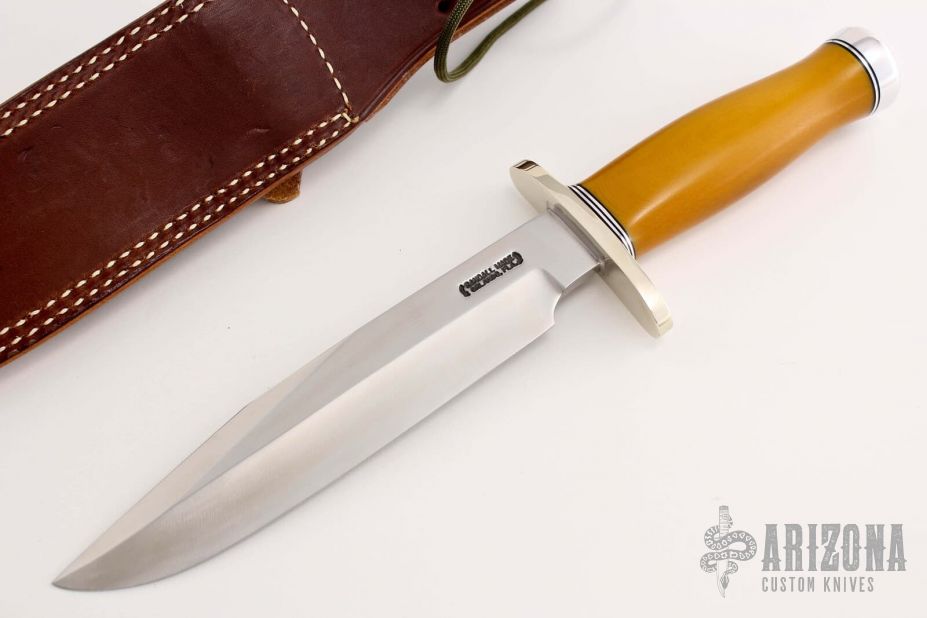 Model 14 CDT - Yellow Linen Micarta