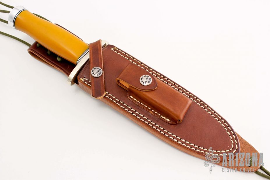 Model 14 CDT - Yellow Linen Micarta