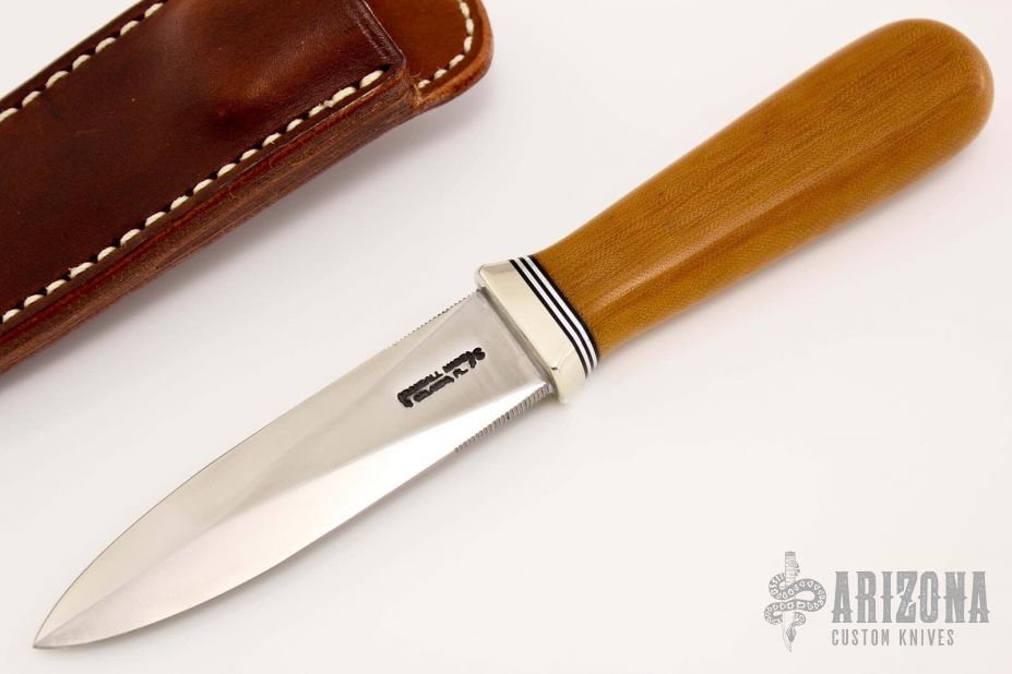 Model 24 "Guardian" - Honey Linen Micarta
