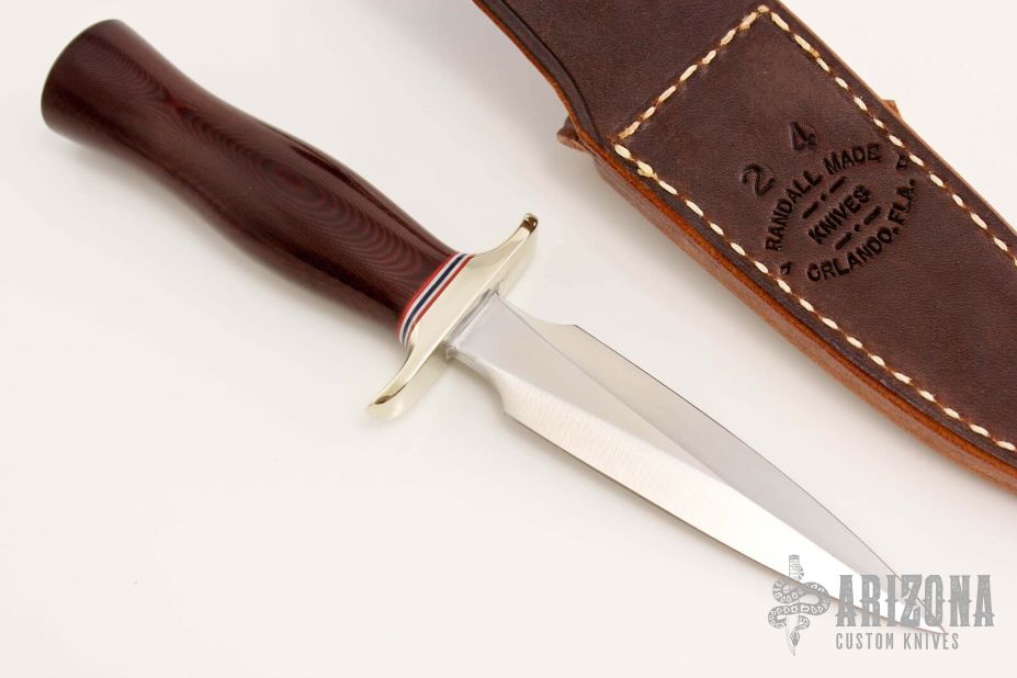 Model 2-4 - Red Linen Micarta