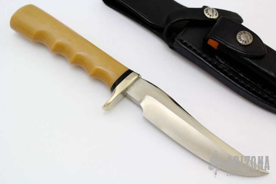 Model 3-5 - Bone Linen Micarta w/ Compass