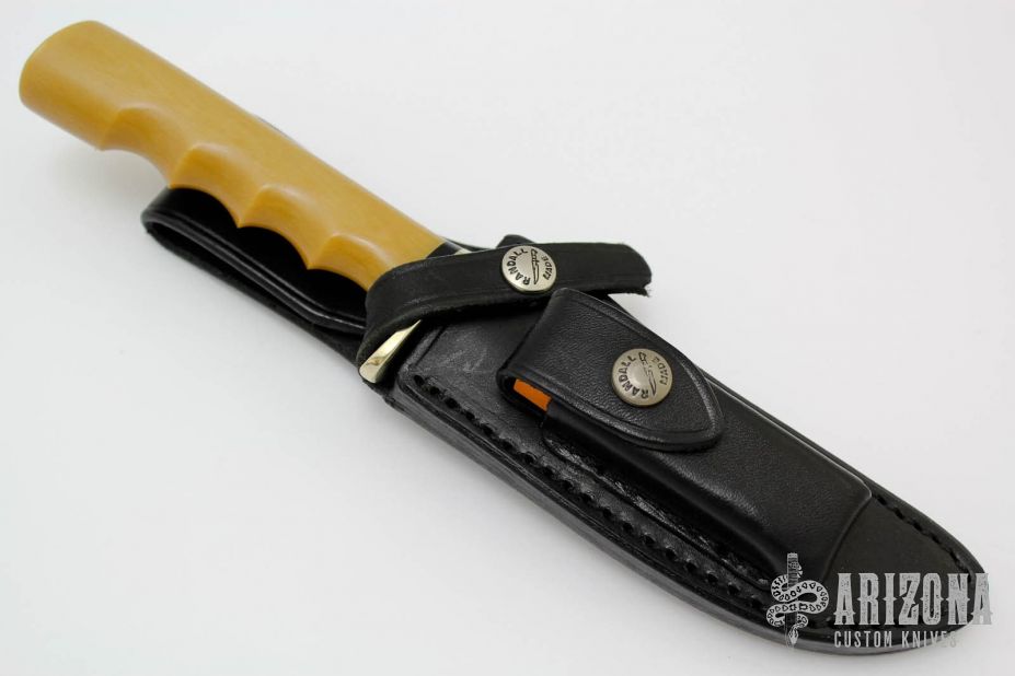 Model 3-5 - Bone Linen Micarta w/ Compass