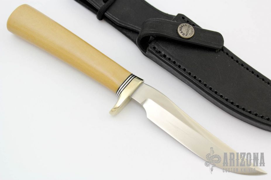 Model 7-4 - Bone Linen Micarta w/ Compass