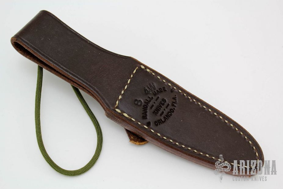Model 8-4 Brown Leather Sheath - WAXED