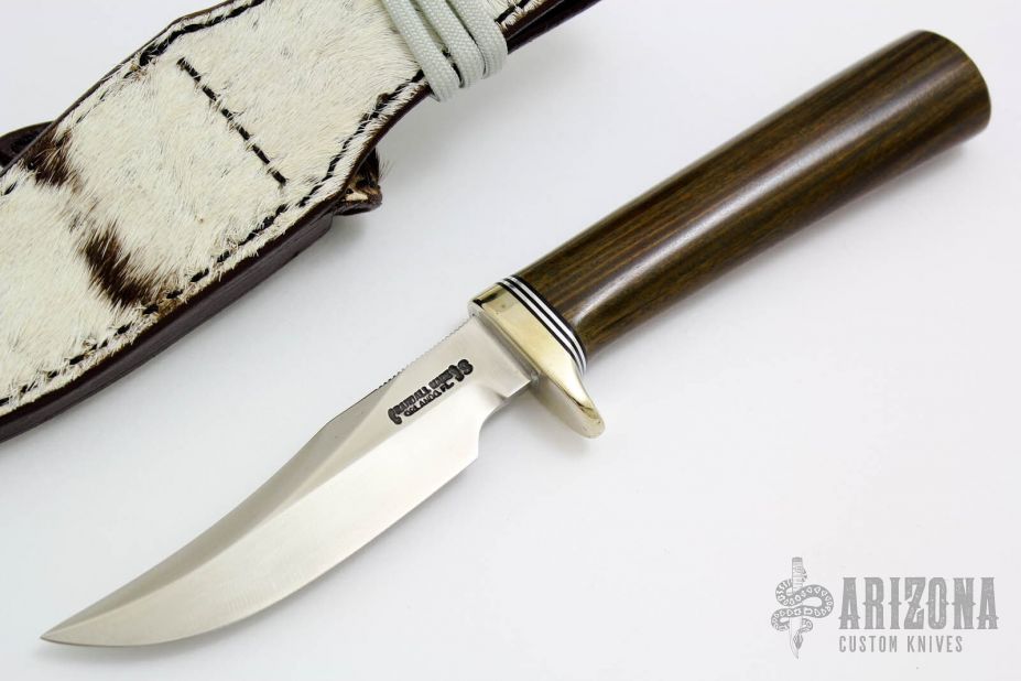 Model 8-4X - Trout and Bird Knife (Old Style) Lignum Vitae