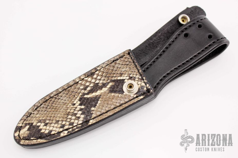 Model 8/5/26 Sheath - 4" Blade - Snake Skin
