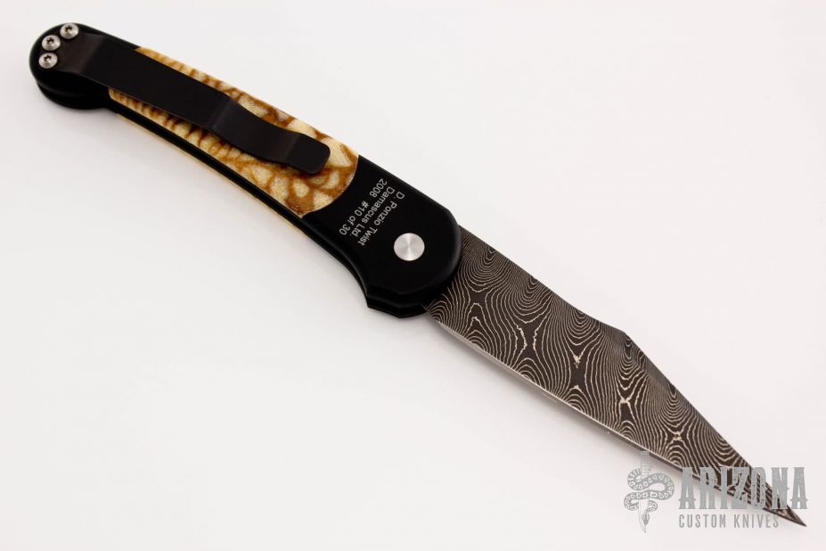 Monaco Ltd. Damascus Edition - Ponzio Damascus & Tiger Coral (#10/30)