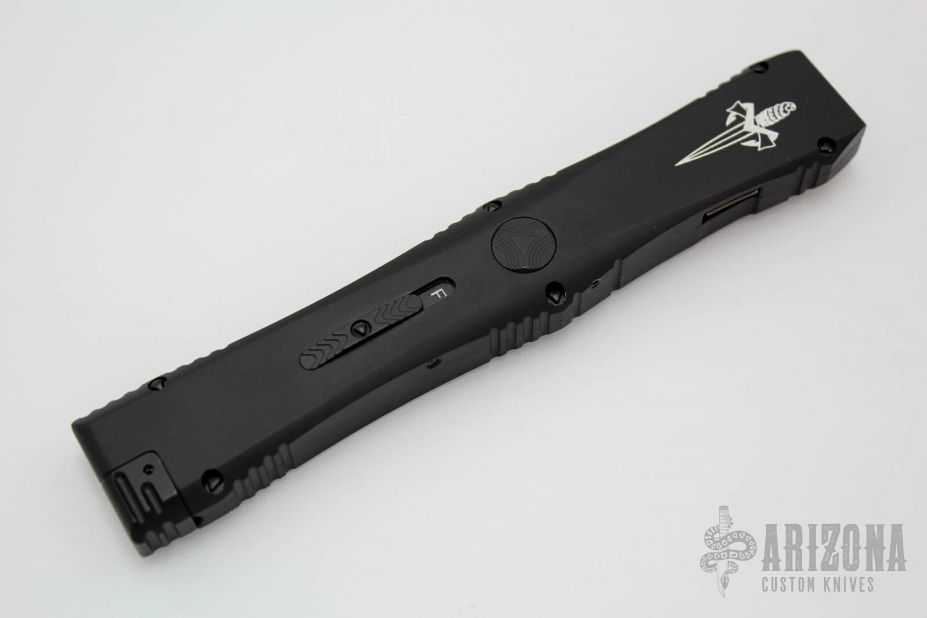 Nemesis IV - Hand Ground Damascus / Black Hardware