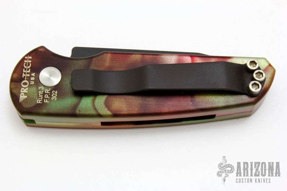 RUNT 3 Ltd. Edition - Tropical Jaxx Handle / 2-Tone Tanto Blade
