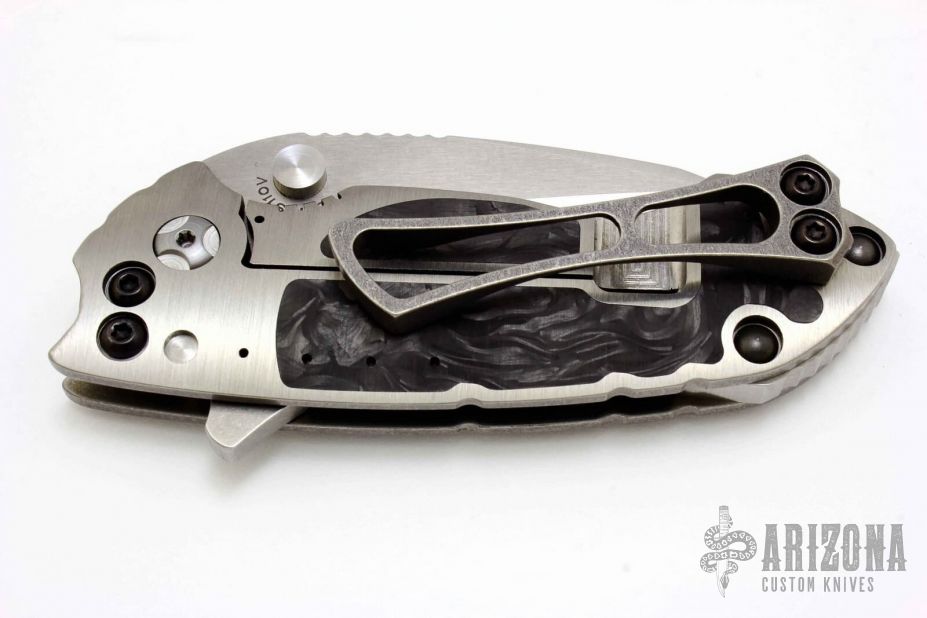 S-90 Flipper with Marbled Carbon Fiber