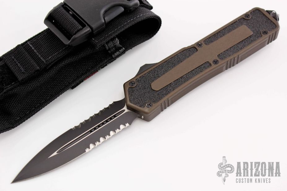 Scarab - D/E Black Tactical Serrated #050 of 100